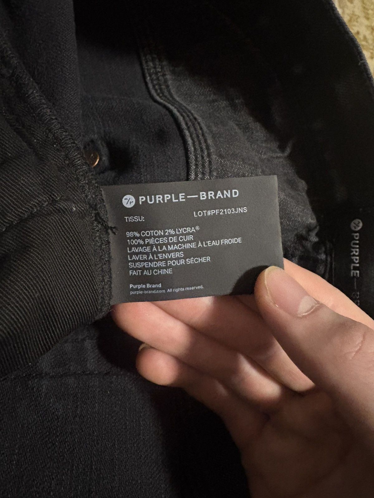 Purple × Purple Brand Black Purple Brand Jeans Size US 36 / EU 52 - 10 Thumbnail