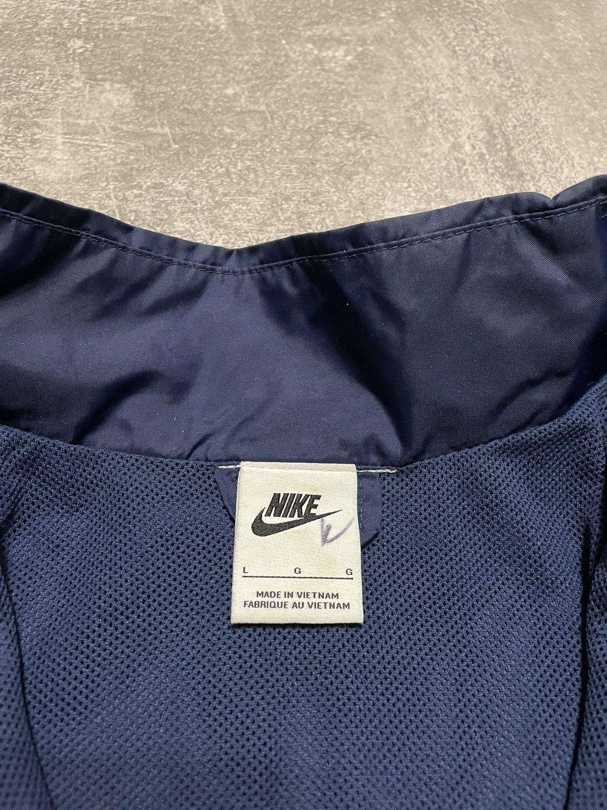 Vintage Nike Nylon Track Jacket Drill