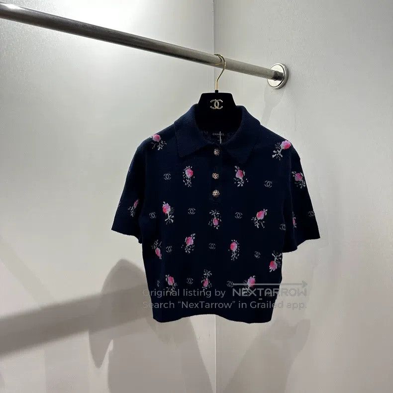 Chanel Chanel 22K full-print Logo broken flower diamond buckle Po Size XS / US 0-2 / IT 36-38 - 1 Thumbnail