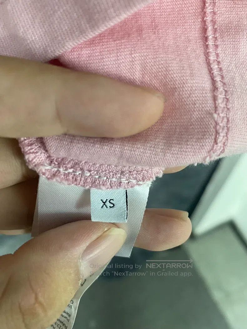 Loewe LOEWE Pink embroidered logo short-length short-sleeve T-sh Size XS / US 0-2 / IT 36-38 - 6 Thumbnail