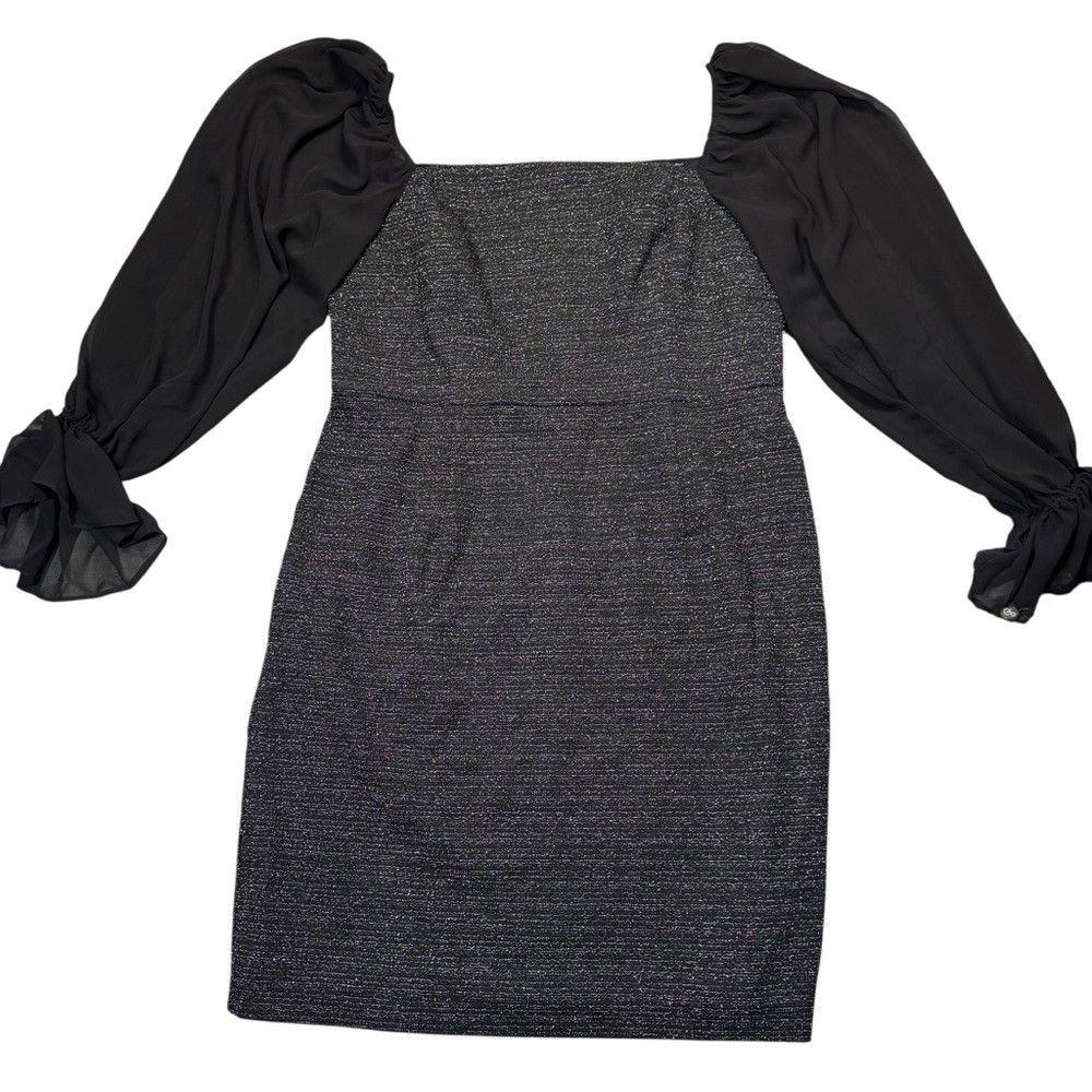 Adrianna Papell NWT New $169 Adrianna Papell Metallic Boucle Combo Black Dr Size XL / US 12-14 / IT 48-50 - 5 Thumbnail