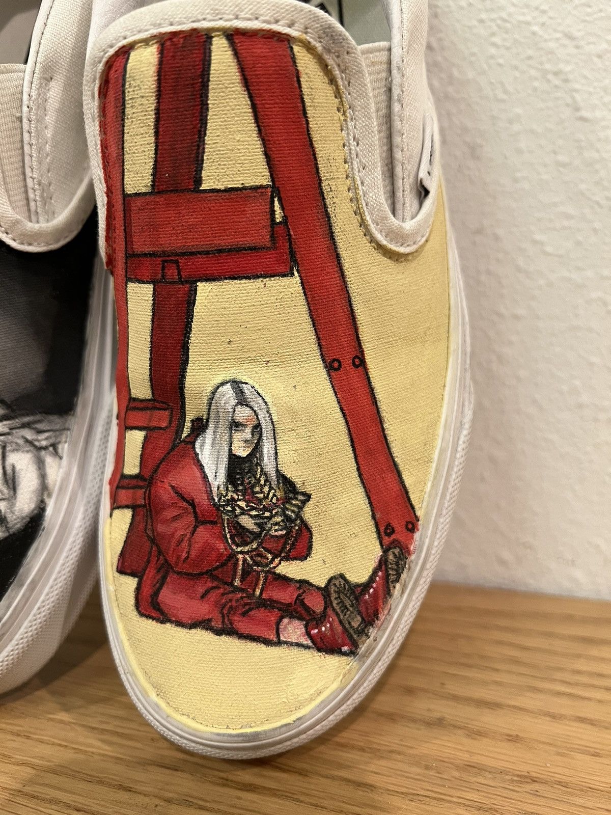 Billie Eilish × Vans Billie Eilish Album Cover Custom Vans size 6.5 women’s Size US 6.5 / IT 36.5 - 3 Thumbnail