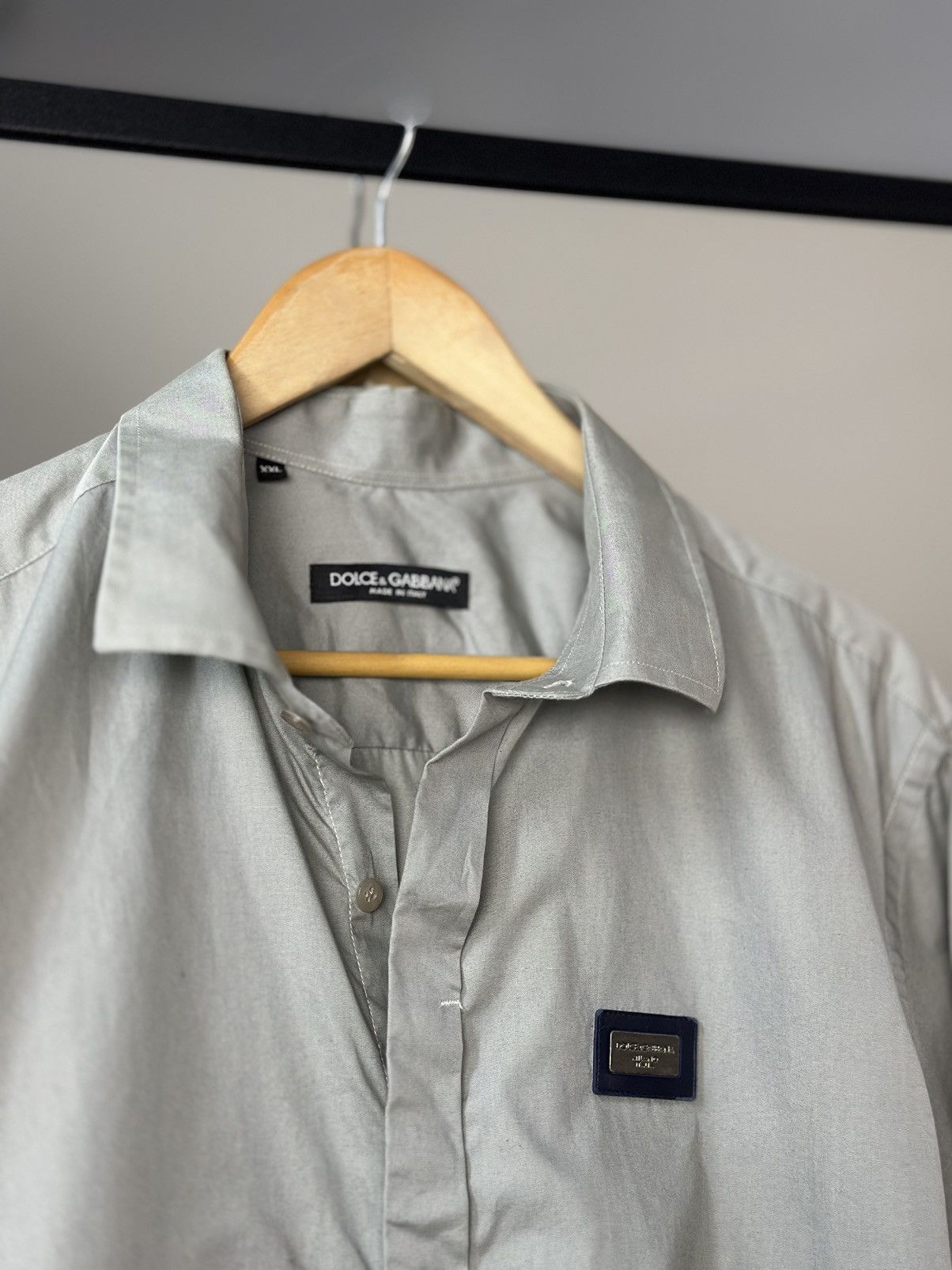 Dolce & Gabbana Dolce & Gabbana Gold Shirt Size XL Black Logo Made in Italy Size US XXL / EU 58 / 5 - 18 Thumbnail