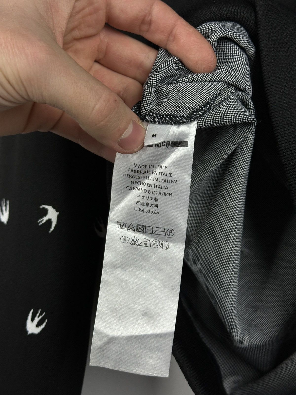 Alexander McQueen × MCQ × McQ Alexander McQueen McQ Alexander McQueen Swallow Multilogo Sweatshirt Size US M / EU 48-50 / 2 - 7 Thumbnail