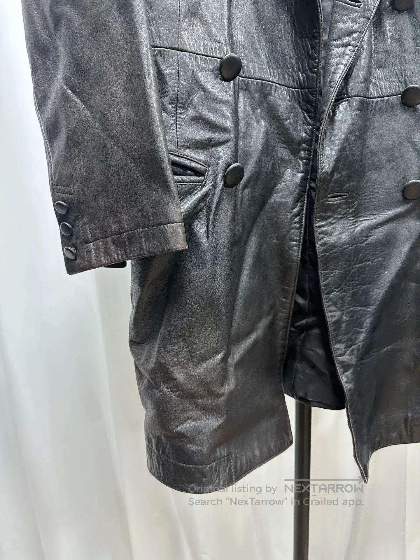 Yohji Yamamoto Yohji Yamamoto Leather Coat for Women. Size US M / EU 48-50 / 2 - 3 Thumbnail