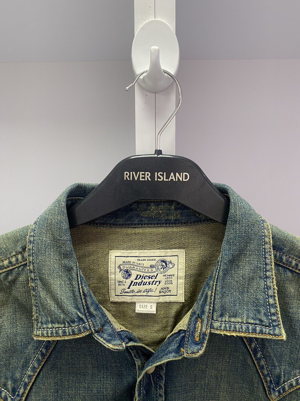 Vintage Diesel Button Up Jeans Shirt