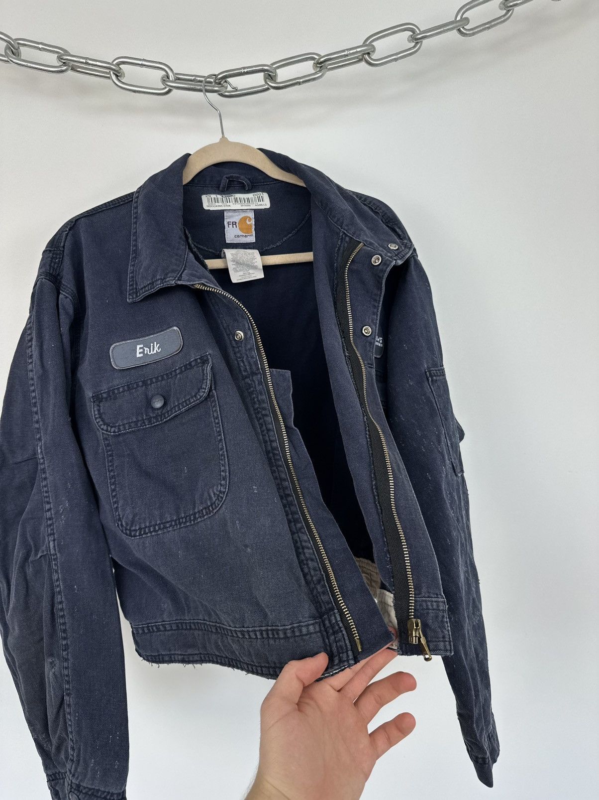 Carhartt Vintage Carhartt Flame Resistant USA Patches Cropped Jacket Size US M / EU 48-50 / 2 - 16 Thumbnail