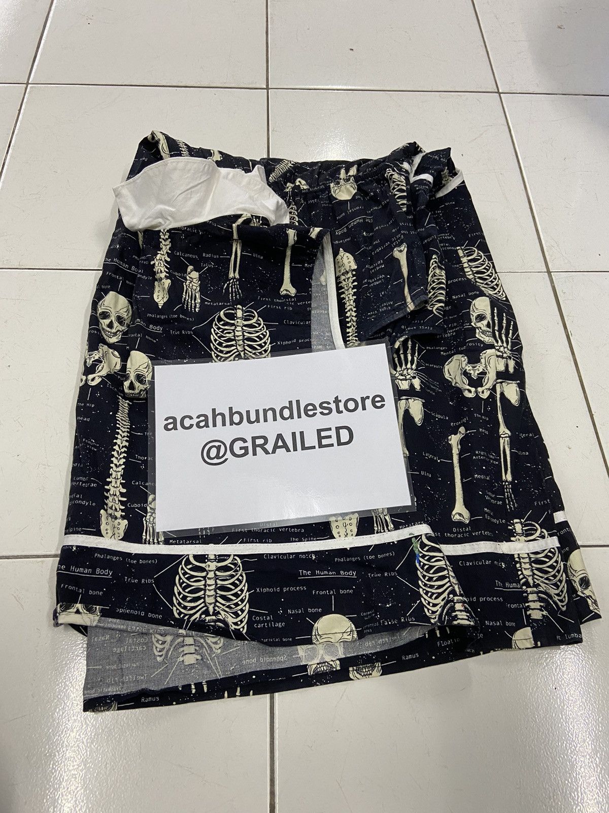 Bones FOLTER SKELETON BONES MIDI DRESS WITH POCKET Size 4XL / US 24-26 - 13 Thumbnail