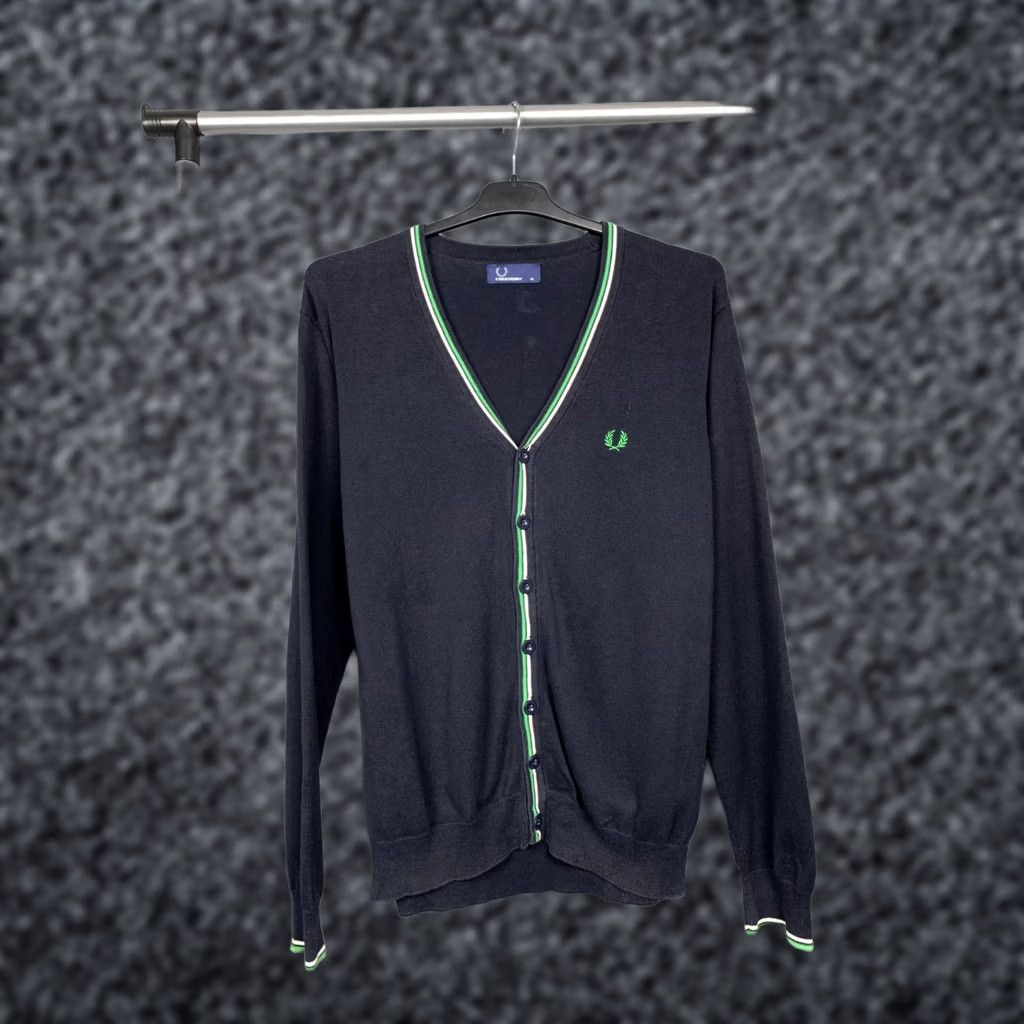 Fred Perry Fred Perry Vintage Mens Knit Cardigan Size M Blue Sweater Cardigan Men M Cotton Knit Vintage Mens Cardigan Size US M / EU 48-50 / 2 - 1 Thumbnail
