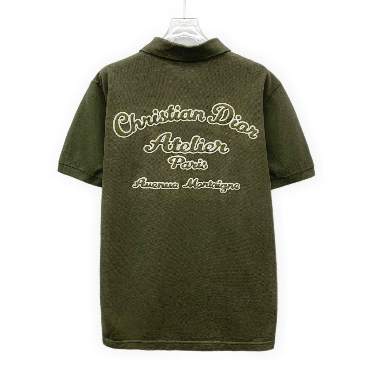 Dior Dior Collared Single-breasted Short Sleeve Polo Shirt K26WX Size US L / EU 52-54 / 3 - 2 Thumbnail