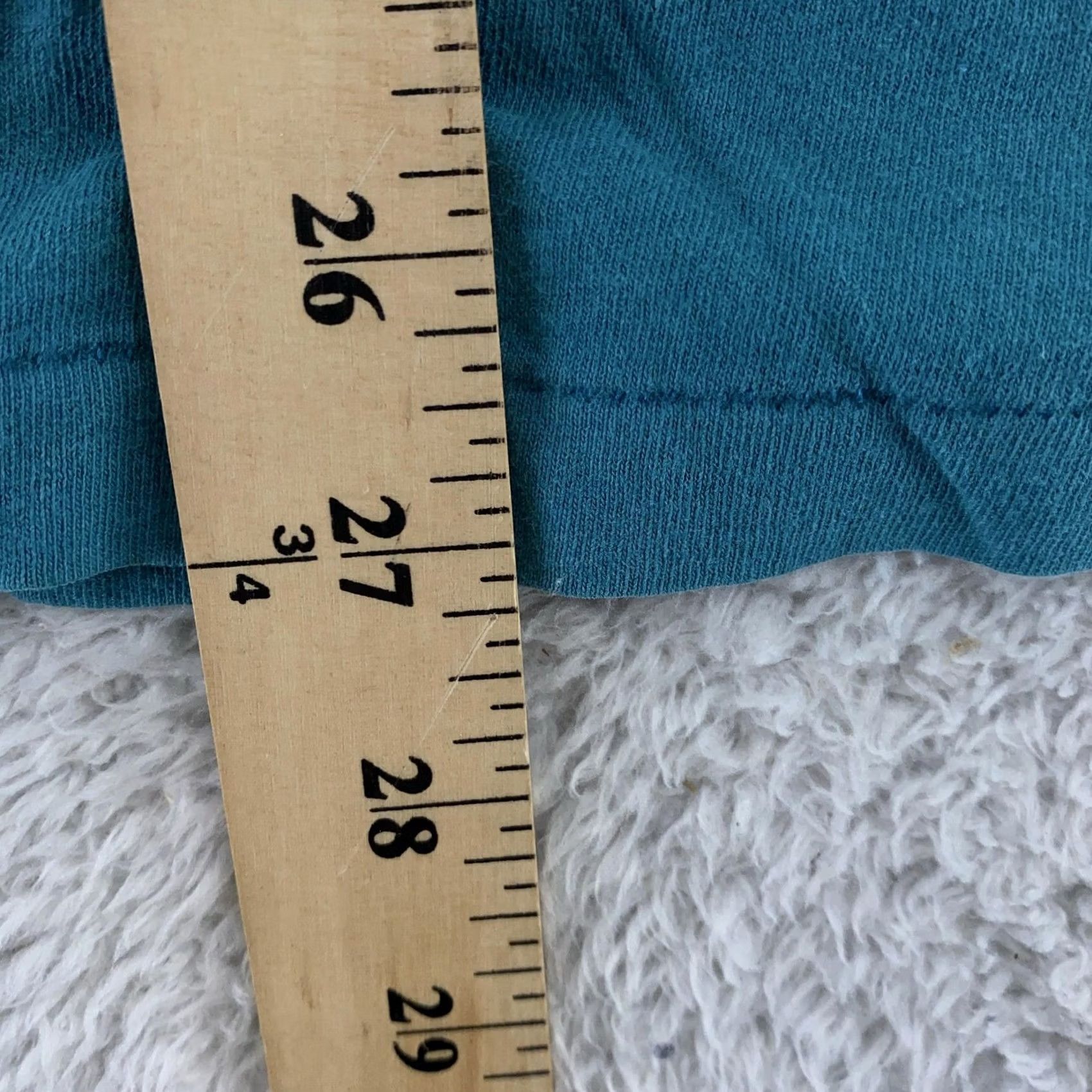 Hanes VINTAGE Hanes Pocket Shirt Mens L/XL Blank Single Stitch Basic Tee USA Blue 90s Size US L / EU 52-54 / 3 - 7 Thumbnail