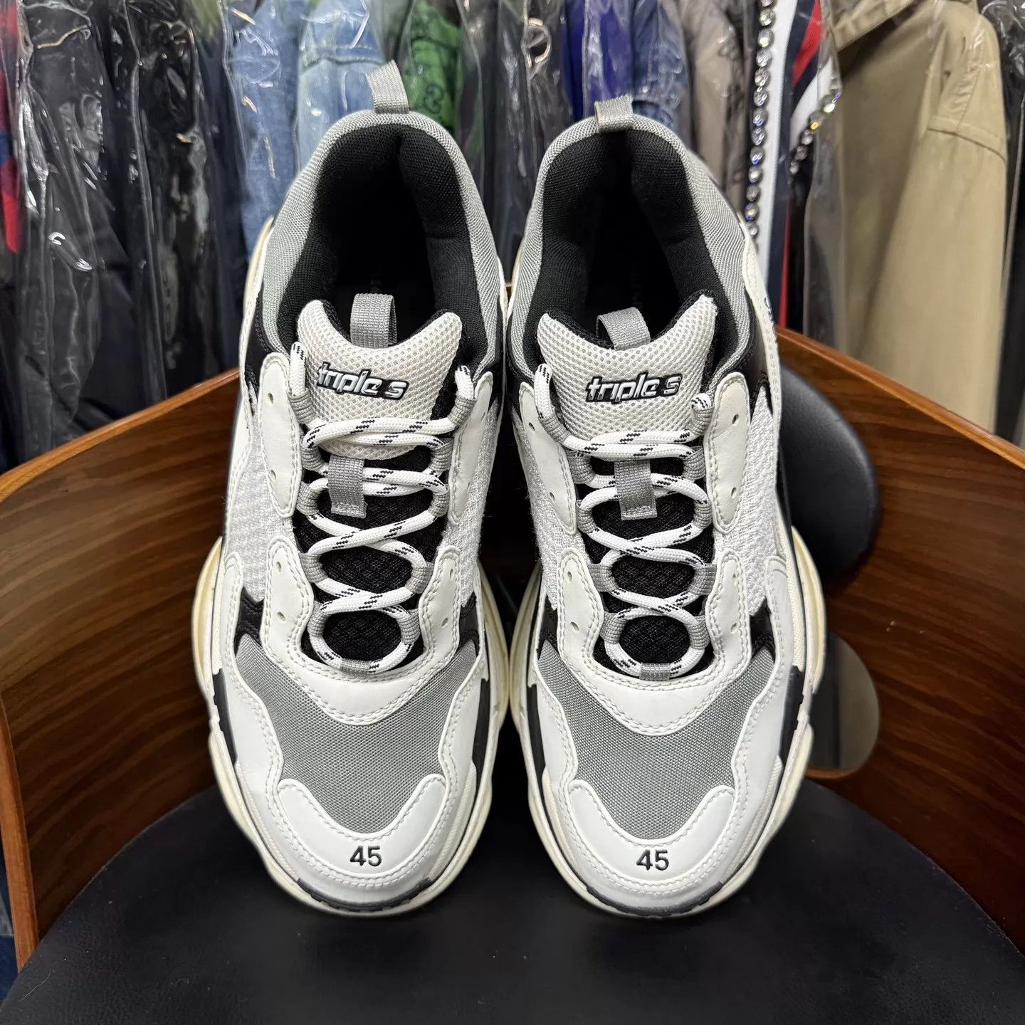 Balenciaga Balenciaga Triples Panda White Black 45 Size US 12 / EU 45 - 5 Thumbnail