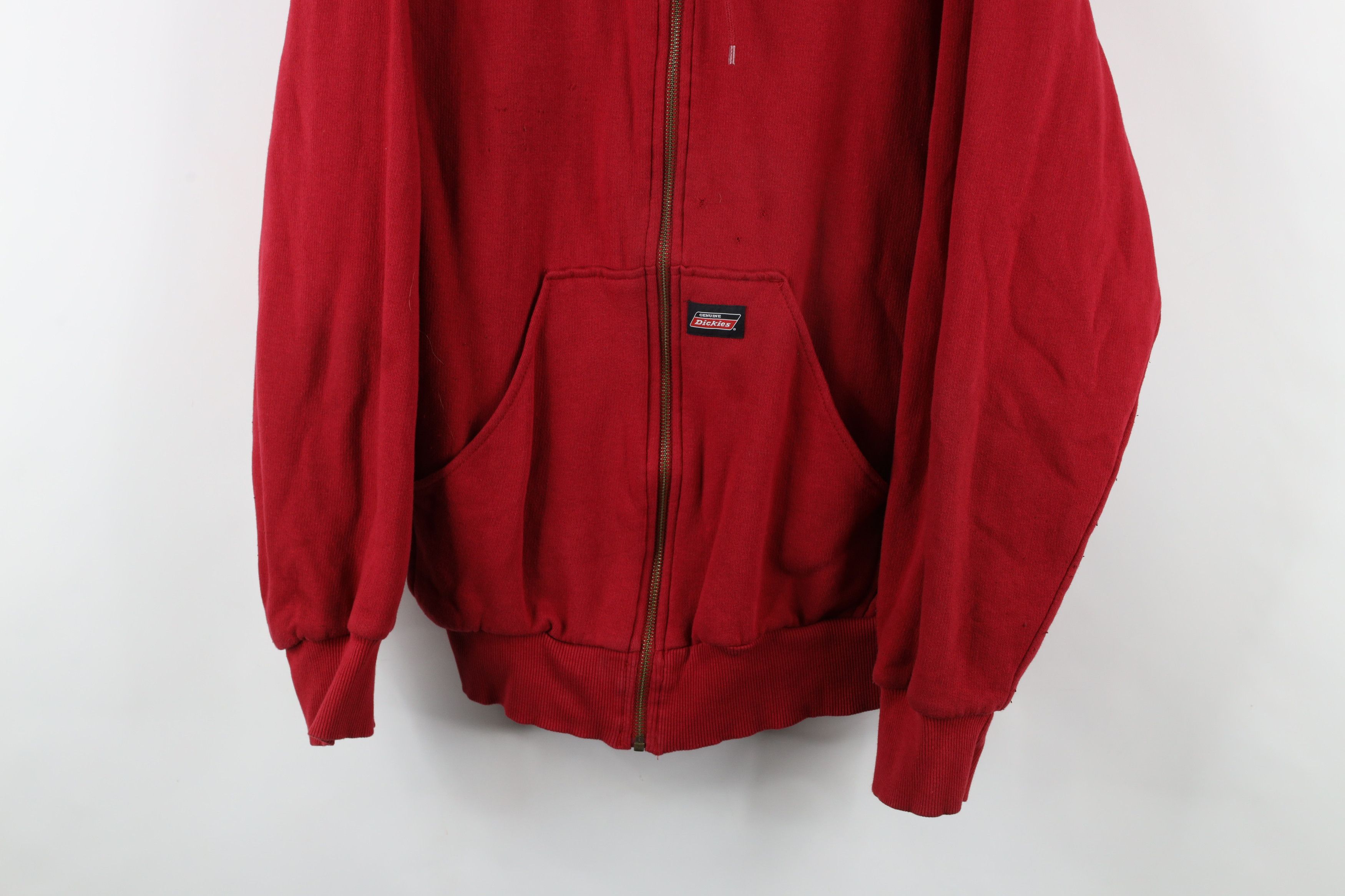 Dickies × Vintage Vintage Dickies Thermal Waffle Knit Lined Full Zip Hoodie Size US L / EU 52-54 / 3 - 3 Thumbnail