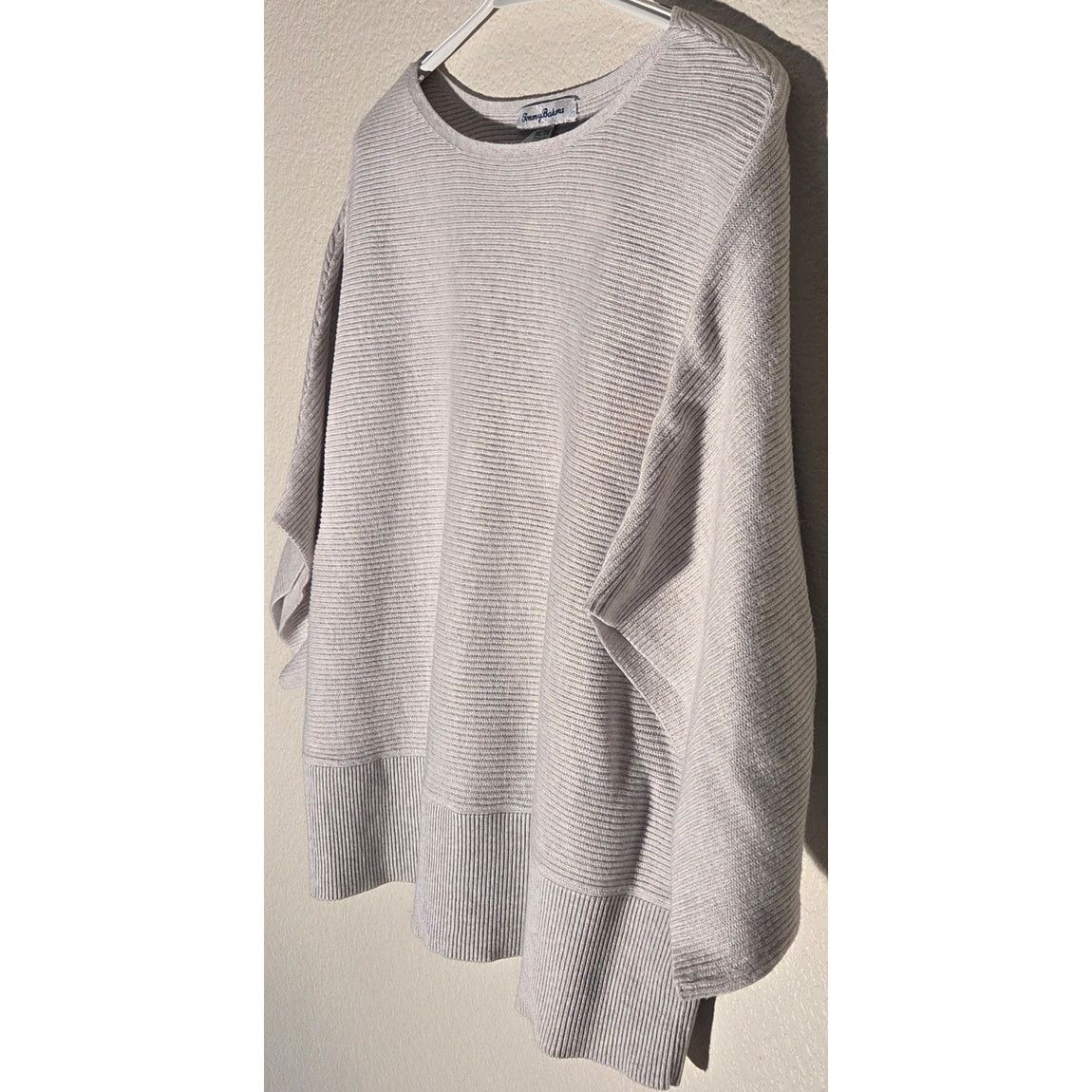 Tommy Bahama Tommy Bahama Bonita Dolman Sleeve Grey Knit Top - XL Size XL / US 12-14 / IT 48-50 - 5 Thumbnail