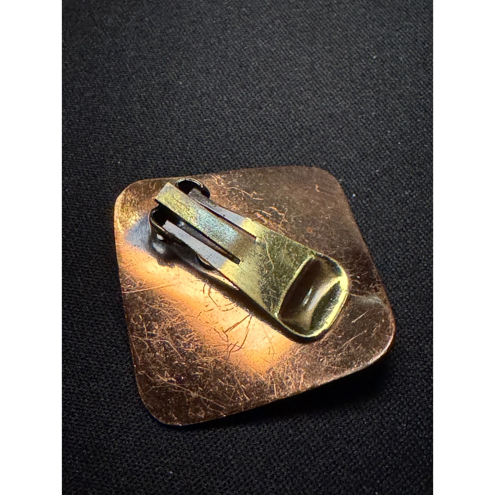 Other Vintage Brass Abstract Clip On Earrings Size ONE SIZE - 4 Thumbnail