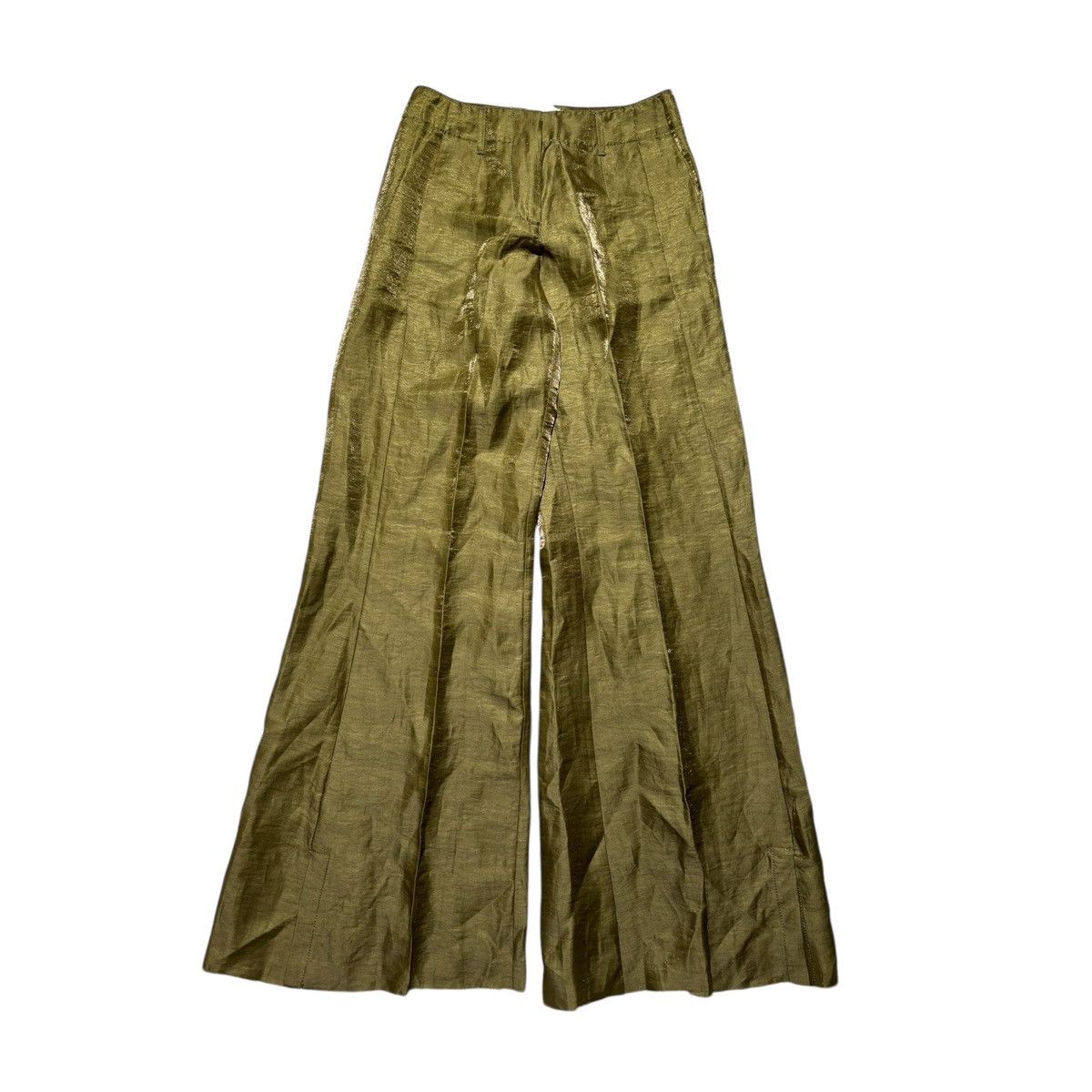 Dondup Layered sheer flared trouser Size US 27 - 1 Thumbnail