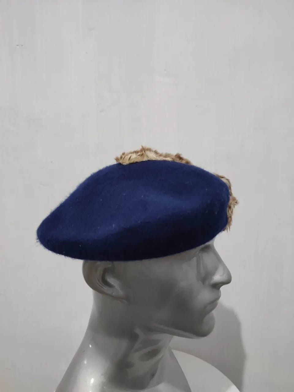 Japanese Brand Bask And Fur Beret Hats Size ONE SIZE - 4 Thumbnail