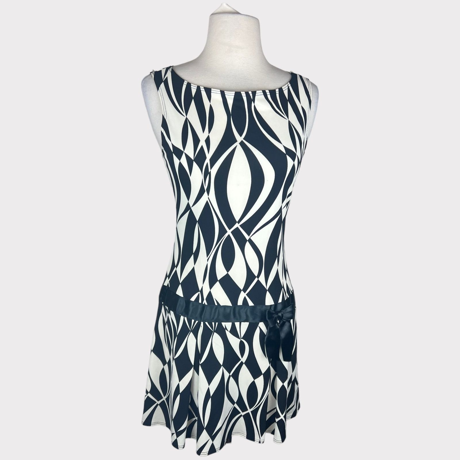 XOXO XOXO | Vintage Y2K Geometric Mini Dress | Small Size S / US 4 / IT 40 - 5 Thumbnail