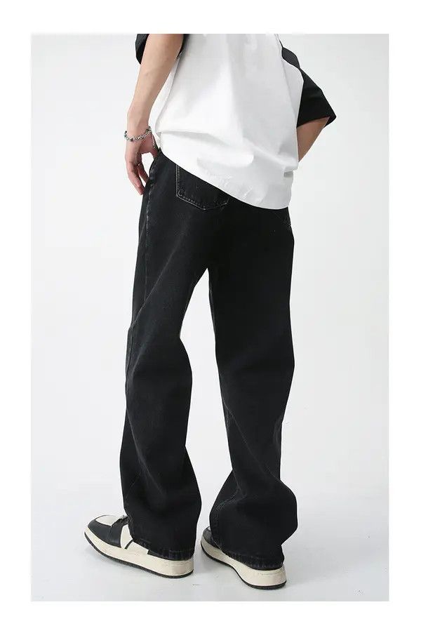 Japanese Brand VIBE Loose straight high waist classic jeans y2k Size US 32 / EU 48 - 4 Thumbnail