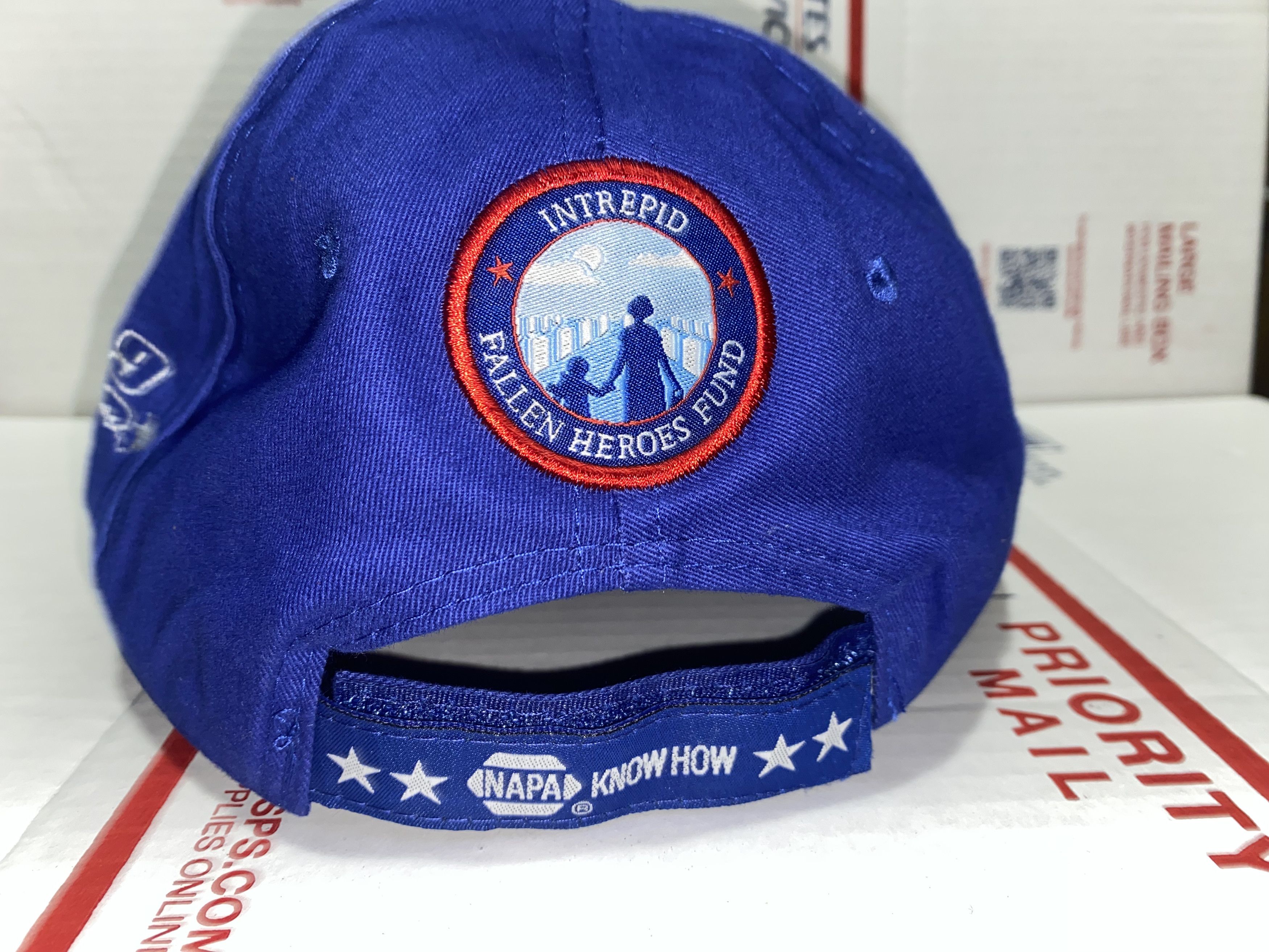 NASCAR NAPA Auto Racing Baseball Cap Velcro dad Hat NASCAR USA ! Size ONE SIZE - 3 Thumbnail