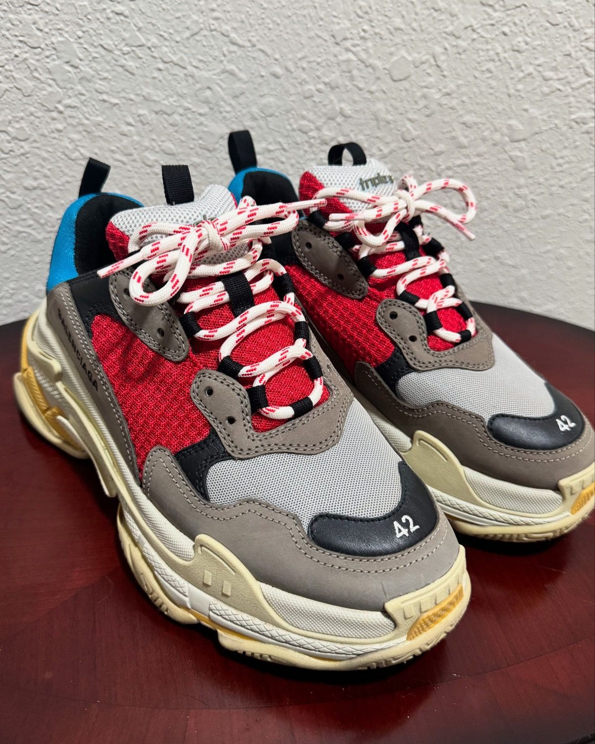 Balenciaga USED Balenciaga Triple S 'Cool Blue Grey' Size