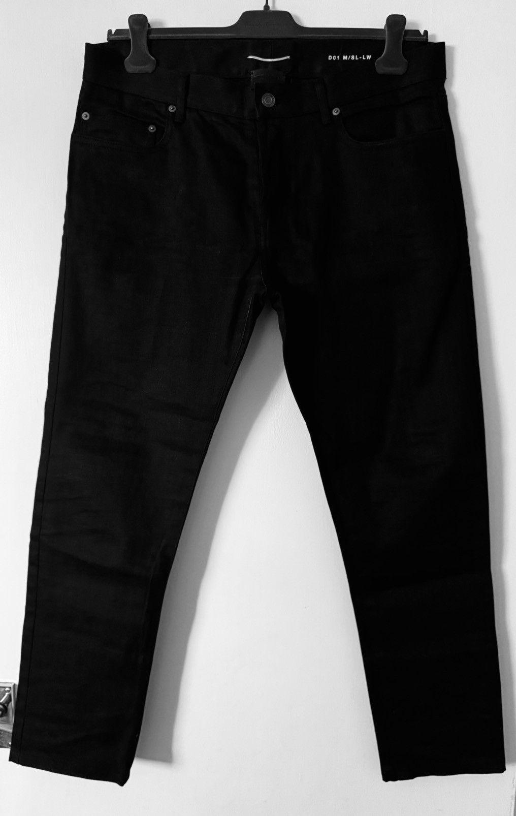 Saint Laurent Paris Saint Laurent Paris D01 Slimane– Black Denim – Made in Japan Size US 36 / EU 52 - 6 Thumbnail