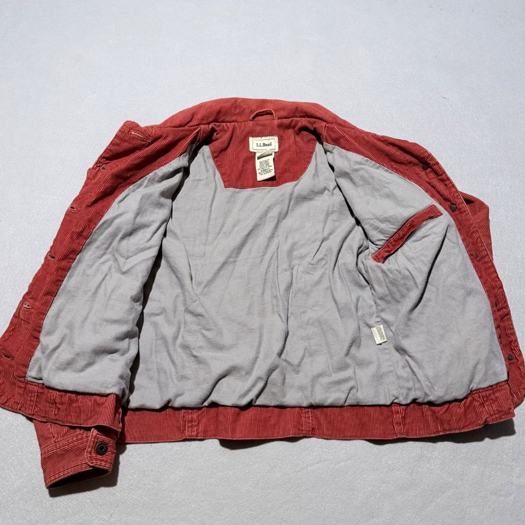 Vintage VINTAGE L.L.Bean Jacket Women Corduroy Trucker XS Brown Lined Long Sleeve Cotton Rust Red XS Ladies Mens Women Size XS / US 0-2 / IT 36-38 - 3 Thumbnail