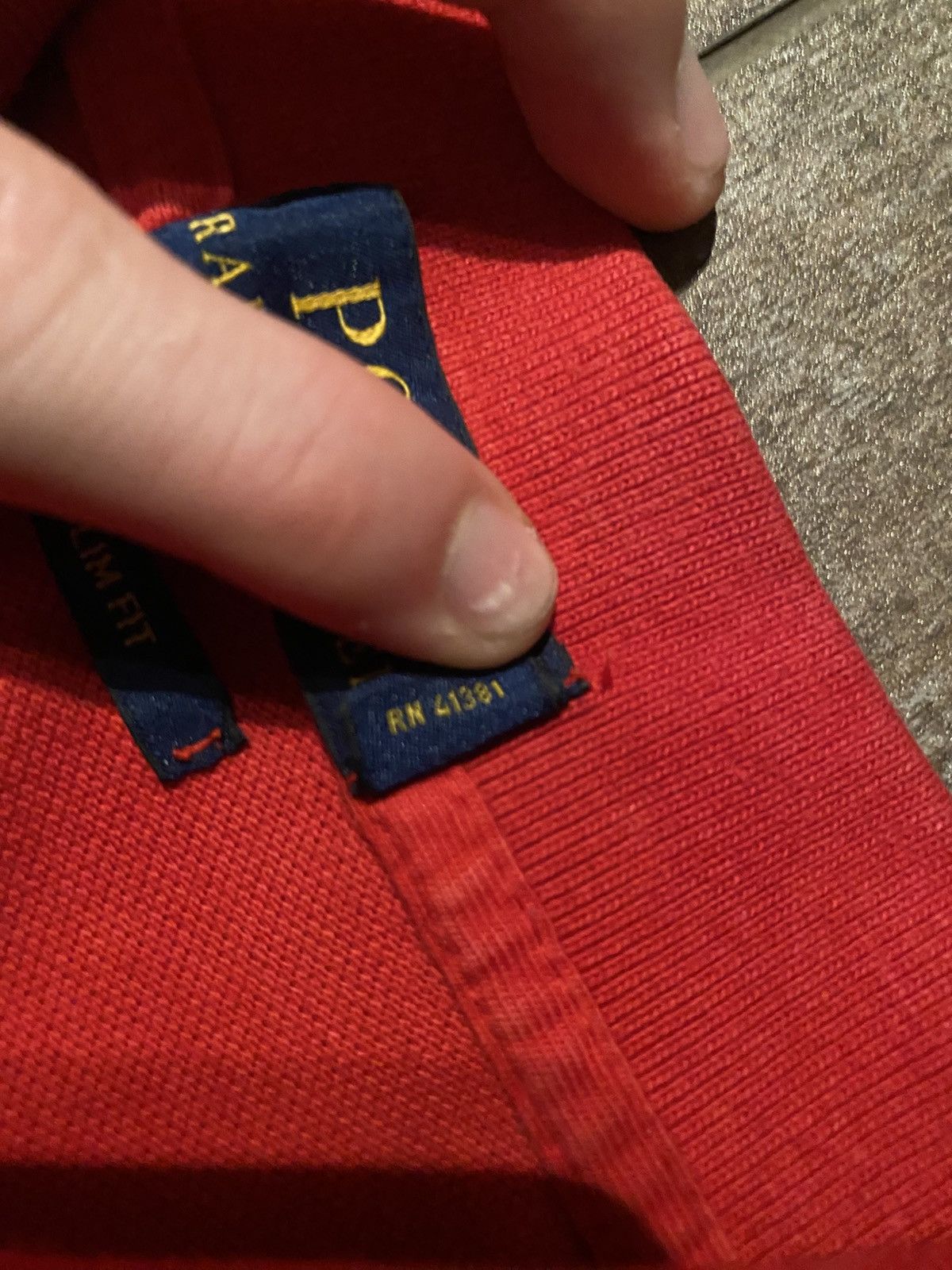 Polo Ralph Lauren Red Polo Ralph Lauren Poloshirt Chief Keef | Size L | 10/-10 Size US L / EU 52-54 / 3 - 8 Thumbnail