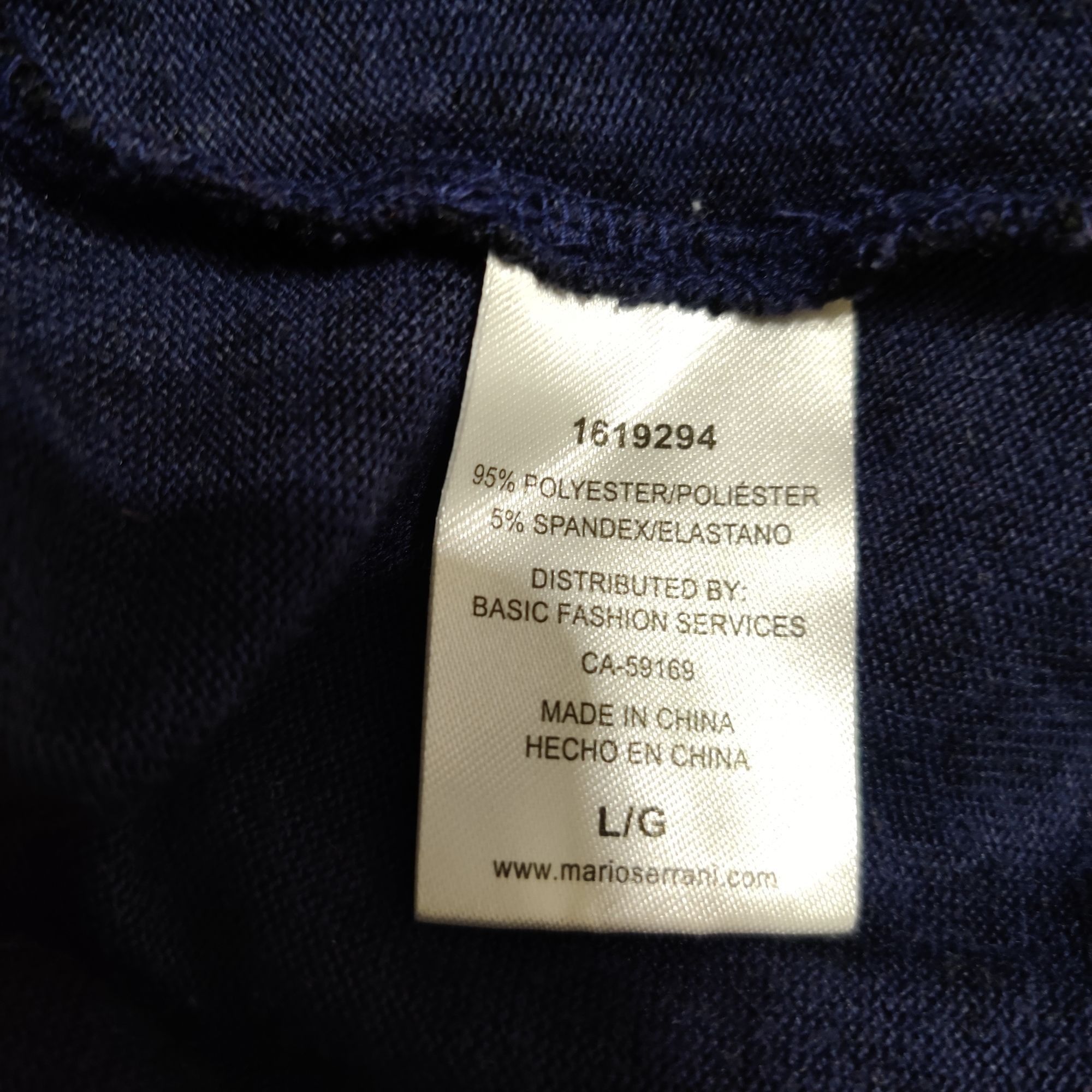 Other Mario Serrani Italy L Blue Black Leopard Print Long Sleeve S Size L / US 10 / IT 46 - 8 Thumbnail