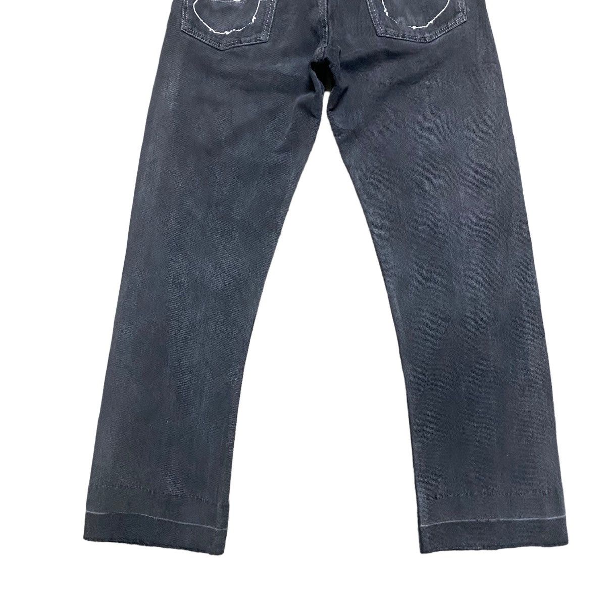 Bape Vintage Bape Denim Selvedge Jeans Head Logo Size US 30 / EU 46 - 13 Thumbnail