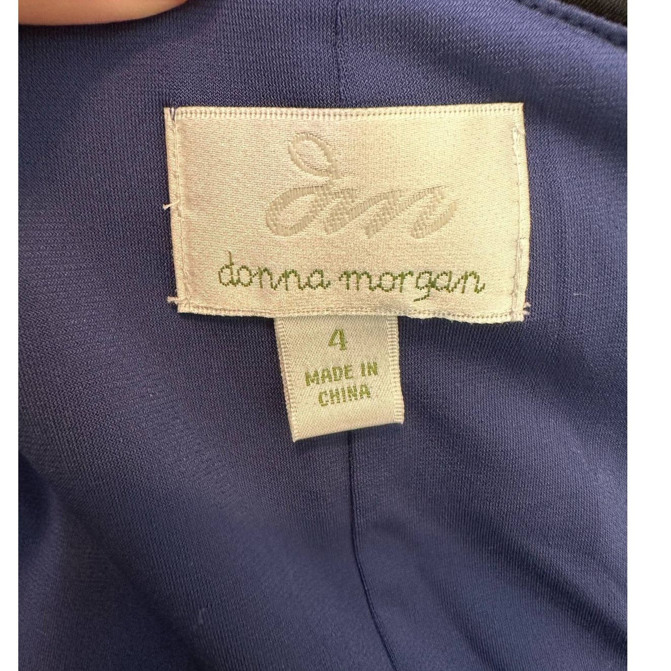 Donna Morgan Donna Morgan blue print sleeveless sheath dress size 4 Size S / US 4 / IT 40 - 3 Thumbnail