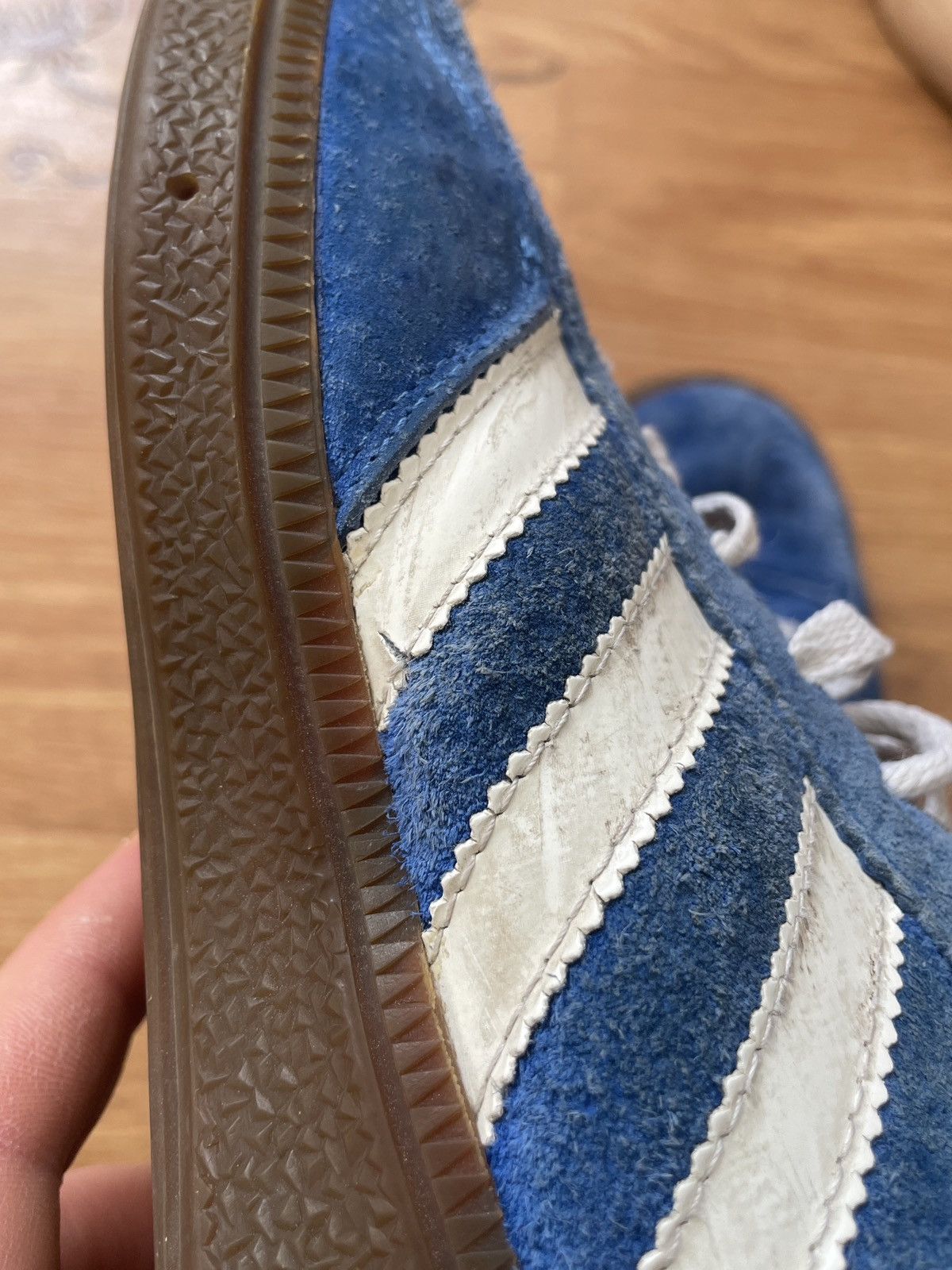 Adidas Vintage Adidas Spezial Blue white Sneakers Size US 9.5 / EU 42-43 - 17 Thumbnail