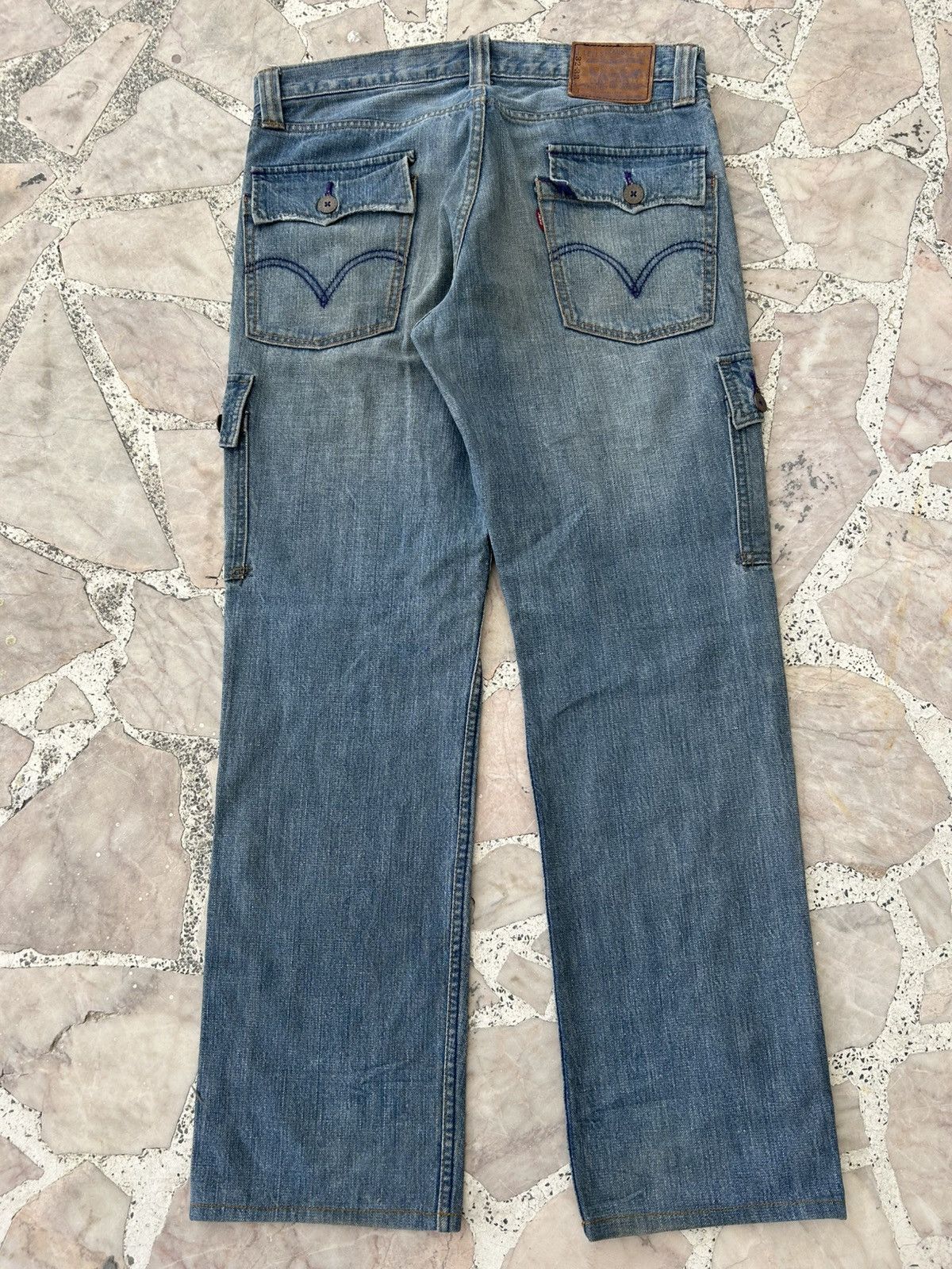Levi's Levis Cargo 708 Vintage Denim Size US 30 / EU 46 - 2 Thumbnail