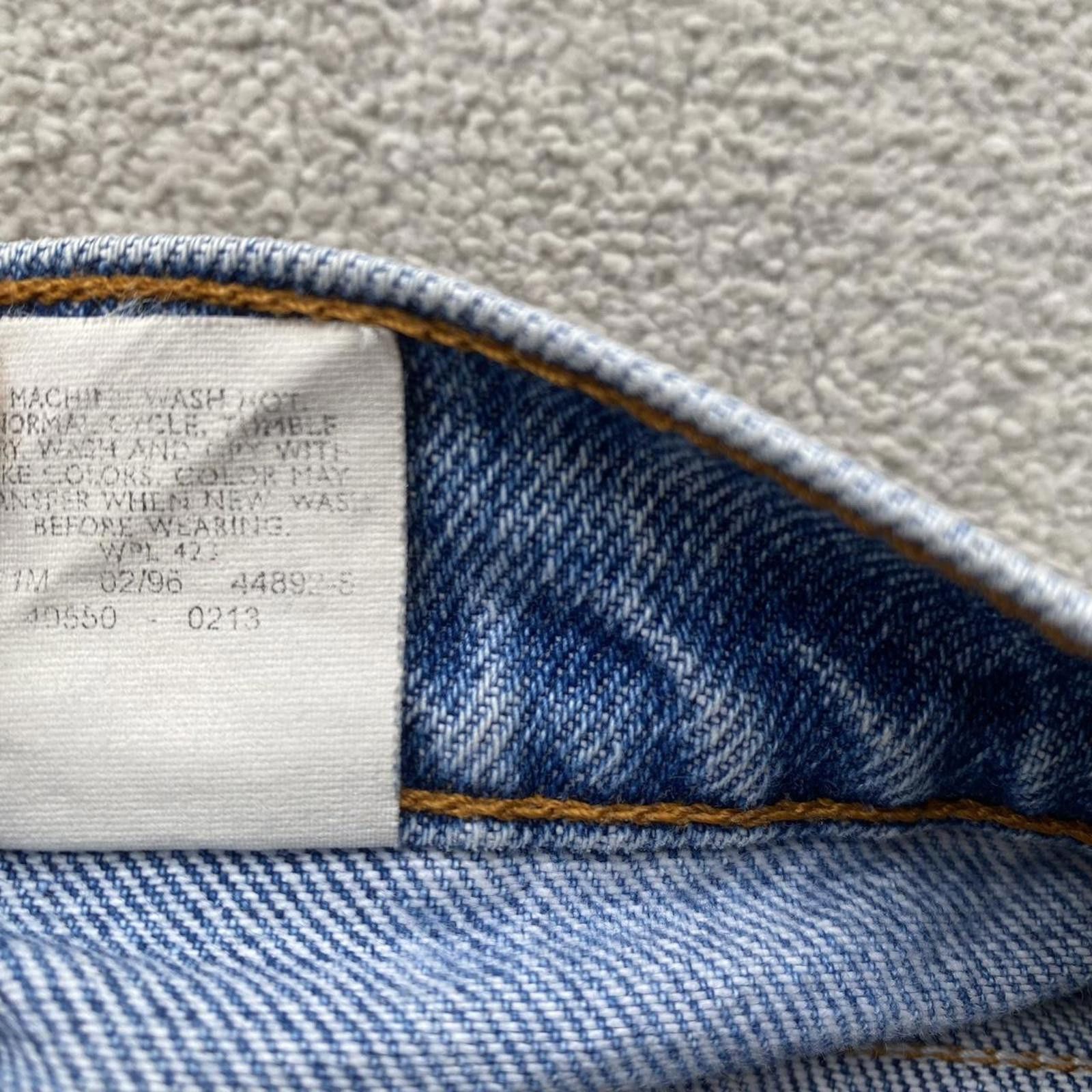 Levi's Vintage Levi’s 550 Orange Tab Denim Jeans Size US 31 - 7 Thumbnail
