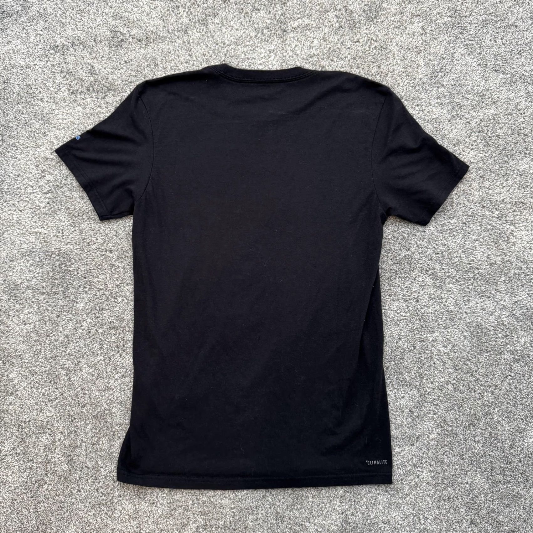 Adidas Adidas Shirt Small NYC Apple Graphic Climalite Man City/Graphic/Graphic Print Crew Neck Short Sleeve Black Polyester Cotton Mens S Size US S / EU 44-46 / 1 - 7 Thumbnail
