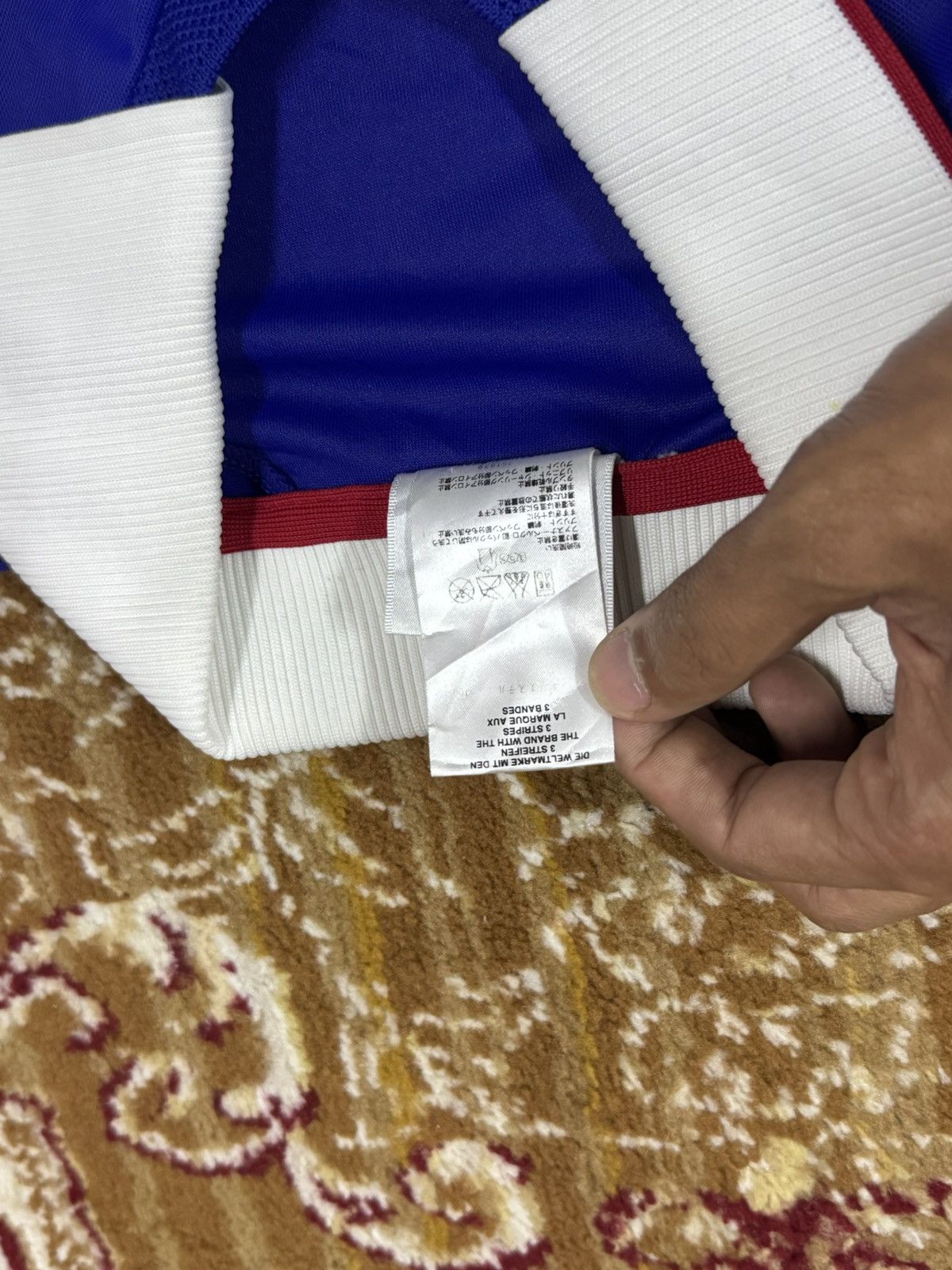 Adidas HOME JAPAN JFA 1999-2001 ORIGINAL Size US L / EU 52-54 / 3 - 7 Thumbnail