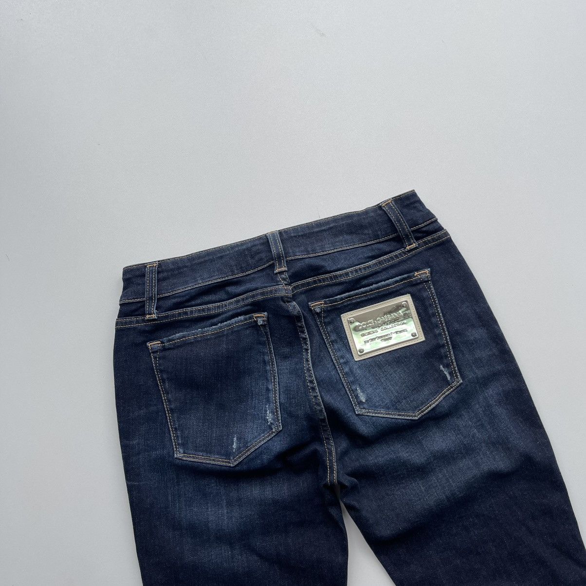 Dolce & Gabbana Dolce & Gabbana Women’s Collection Distressed Straight Jeans Size 28" / US 6 / IT 42 - 7 Thumbnail