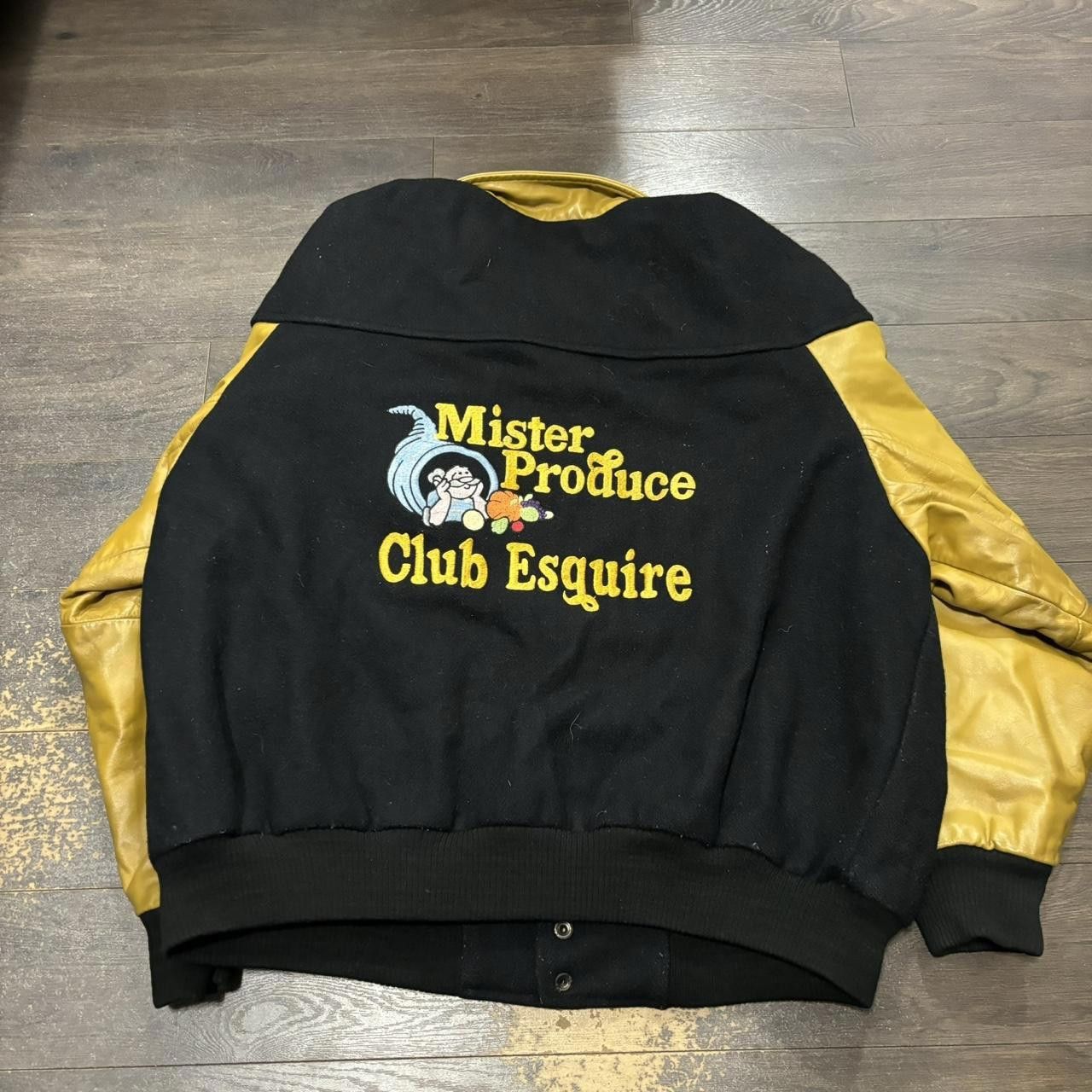 Designer vintage Mr produce club esquire varsity jacket 90s XL Size US XL / EU 56 / 4 - 4 Thumbnail