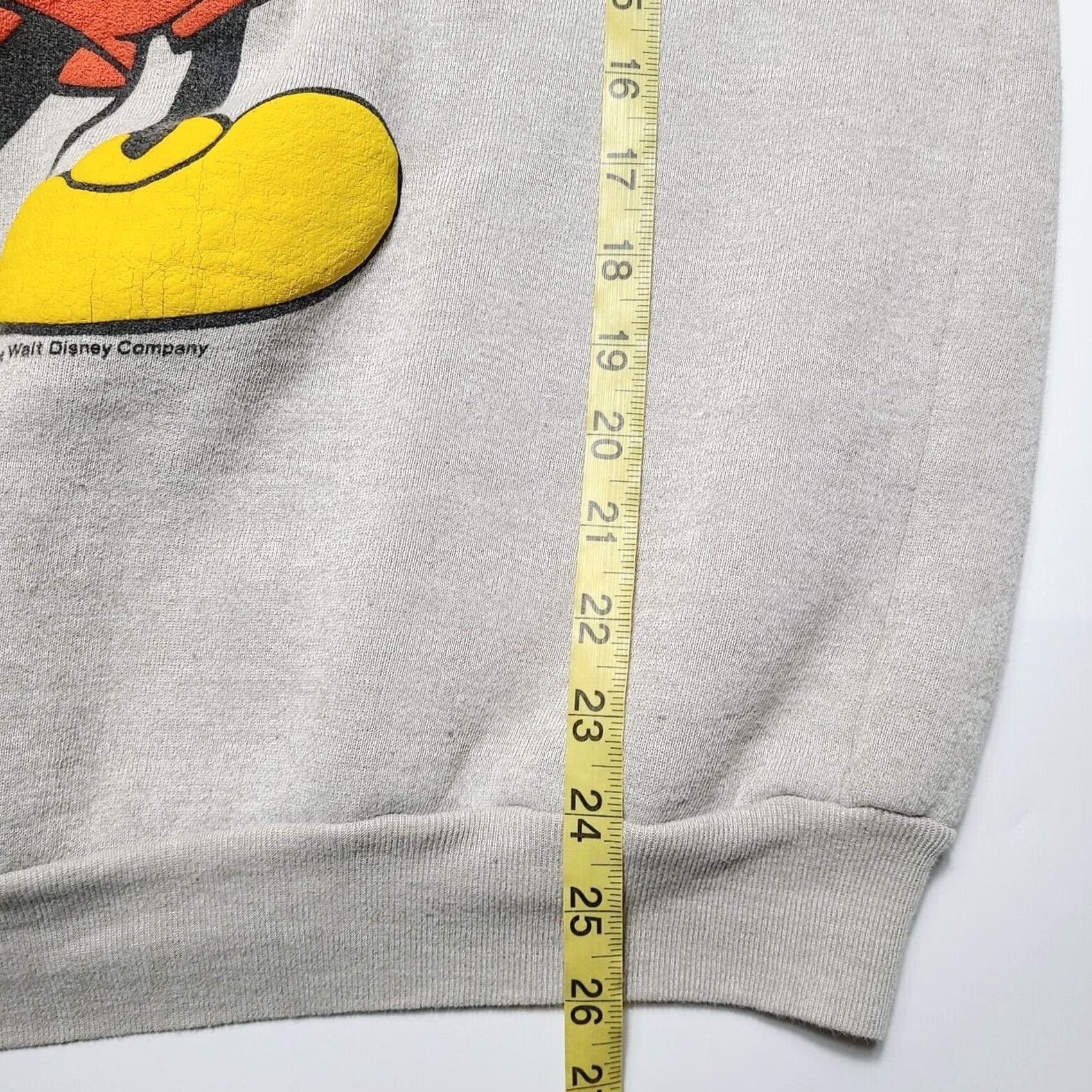 Disney VINTAGE Disney Mickey Mouse Puff Print Graphic Sweatshirt Women’s XL 90s Sherry Gray Crew Neck Sweatshirt Womens Size XL / US 12-14 / IT 48-50 - 6 Thumbnail