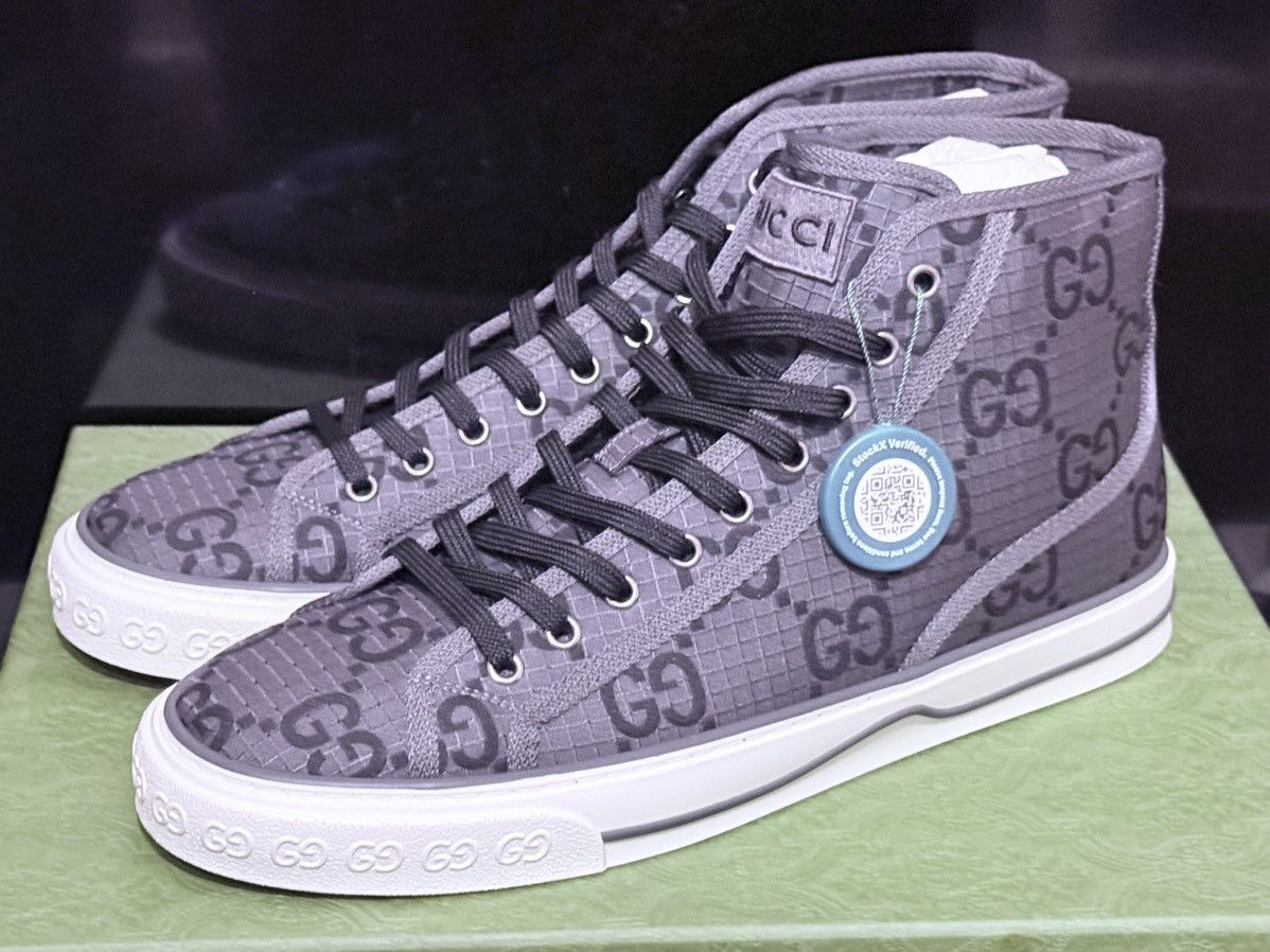 Gucci Size 10.5 US - Gucci Tennis 1977 High GG Monogram - Size US 10.5 / EU 43-44 - 2 Thumbnail