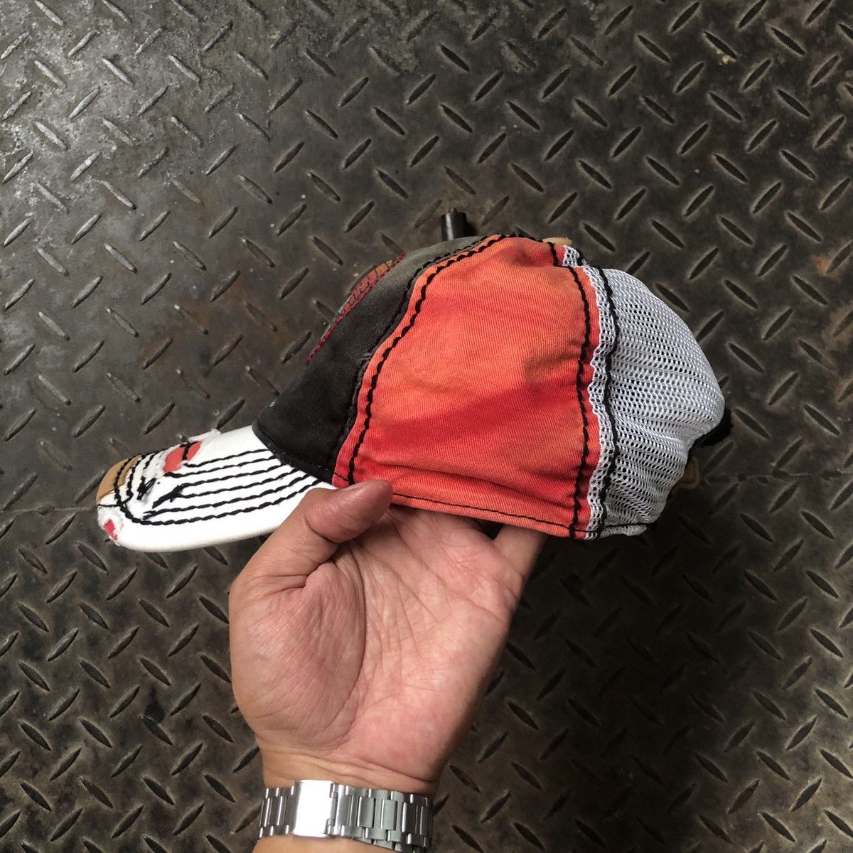 True Religion 🚫 SOLD 🚫 Vintage True Religion Mountain Distressed Hat Size ONE SIZE - 5 Thumbnail