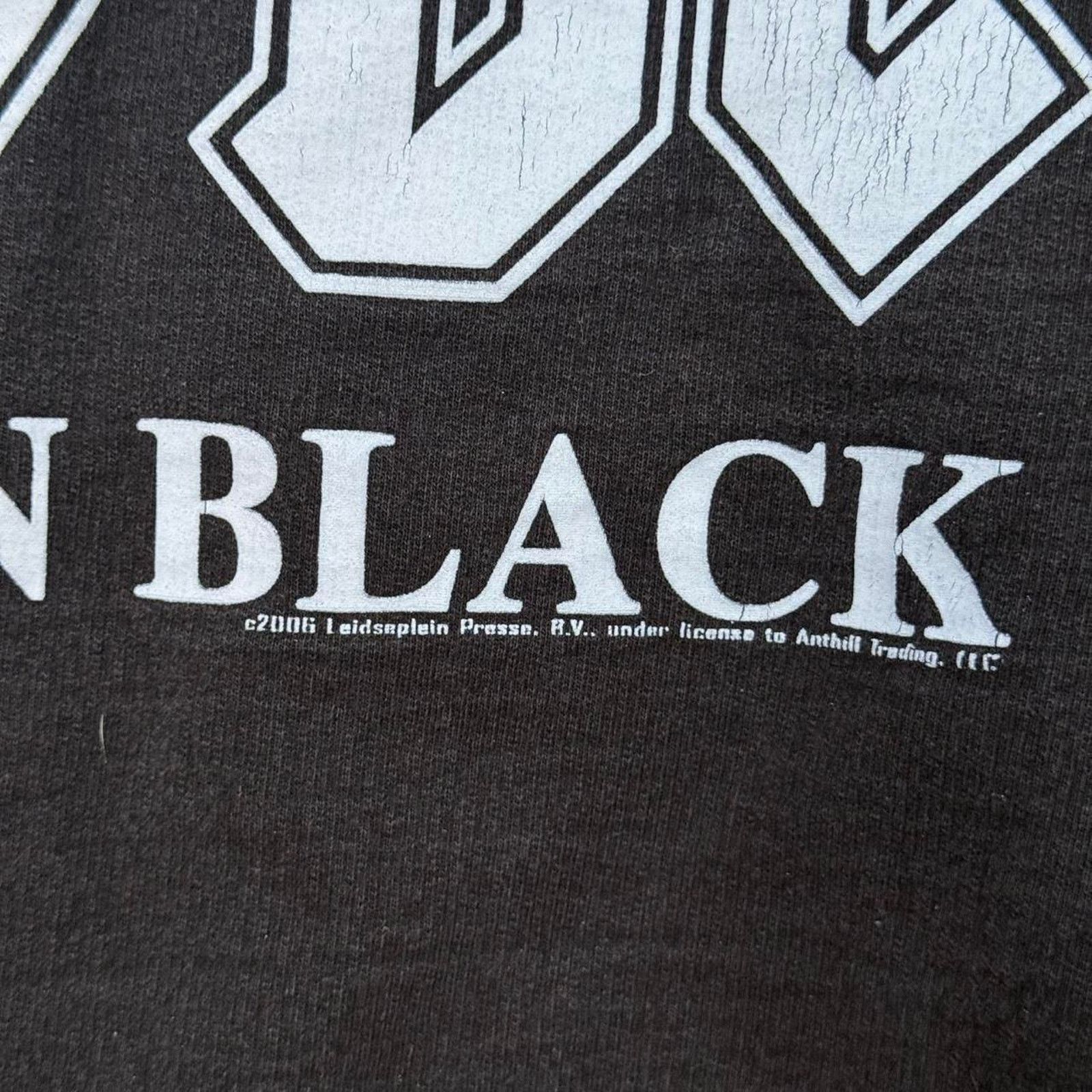 Other Vintage 2006 ACDC Back In Black Faded Hoodie Rock and Roll Size US L / EU 52-54 / 3 - 5 Thumbnail