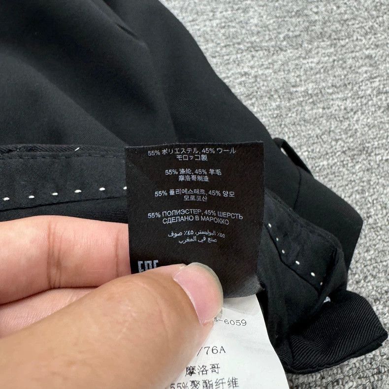 Dries Van Noten driesvan noten Black wool slacks 2503-Nextarrow Size US 30 / EU 46 - 4 Thumbnail