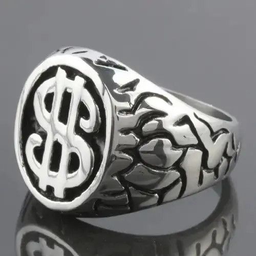 Vintage US Dollar Sign Ring 💲 Size ONE SIZE - 2 Thumbnail