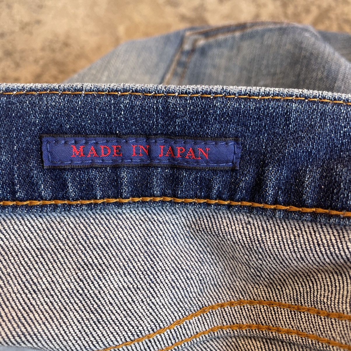 Japanese Brand 🔥🇯🇵Vintage Good Day Japan Made Stoned Washed Denim Jeans Size US 32 / EU 48 - 14 Thumbnail
