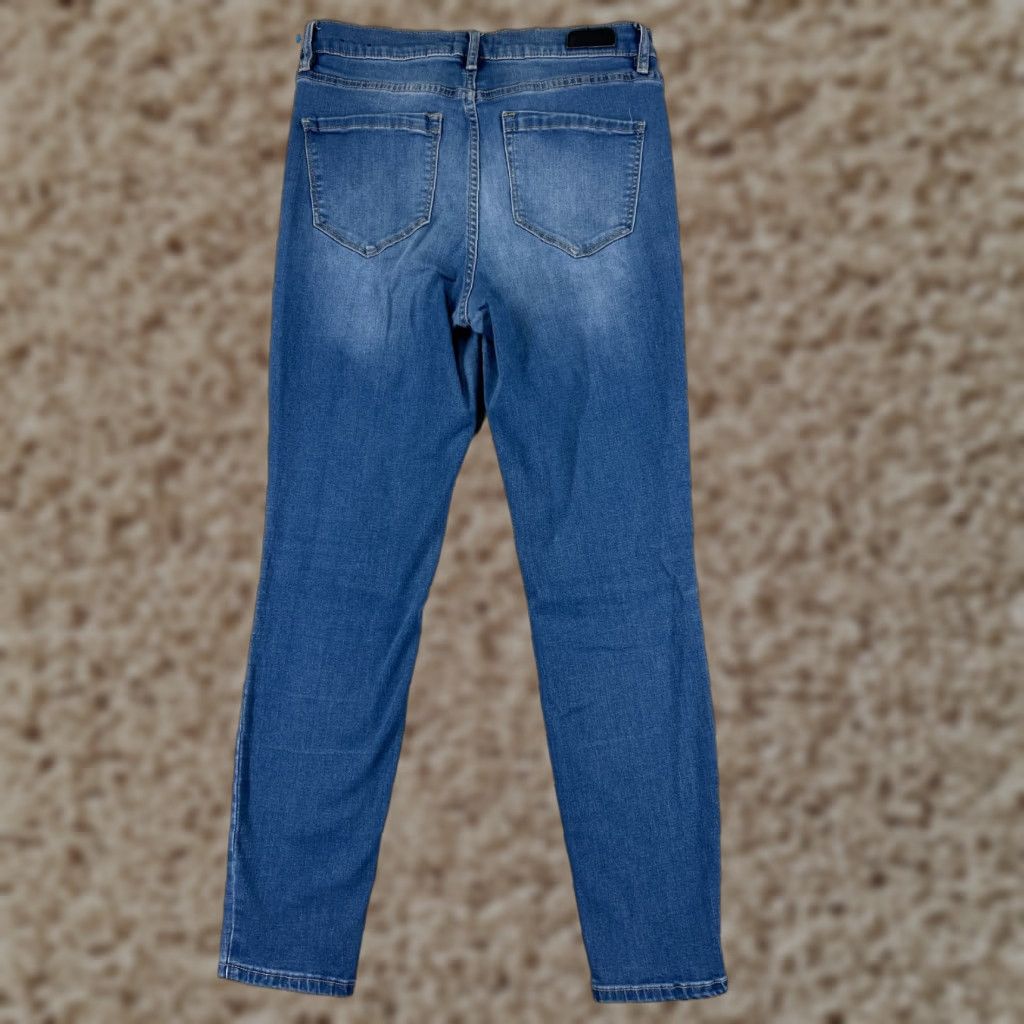 Calvin Klein Calvin Klein Women's Jeans 4 Black Denim Straight Leg Stretch Cotton 28x30 Fall Winter Womens Size 27" / US 4 / IT 40 - 1 Thumbnail