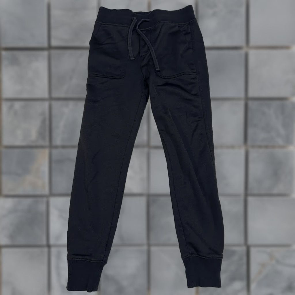 James Perse James Perse Pants Women Size 0 XS Black Jogger Tapered Drawstring Cotton Slim Size 25" / US 0 / IT 36 - 1 Thumbnail