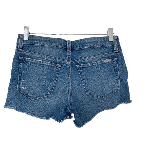 Joe's Joes Ozzie Bexley Cut Off Shorts Distressed Medium Blue Size 26" / US 2 / IT 38 - 3 Thumbnail