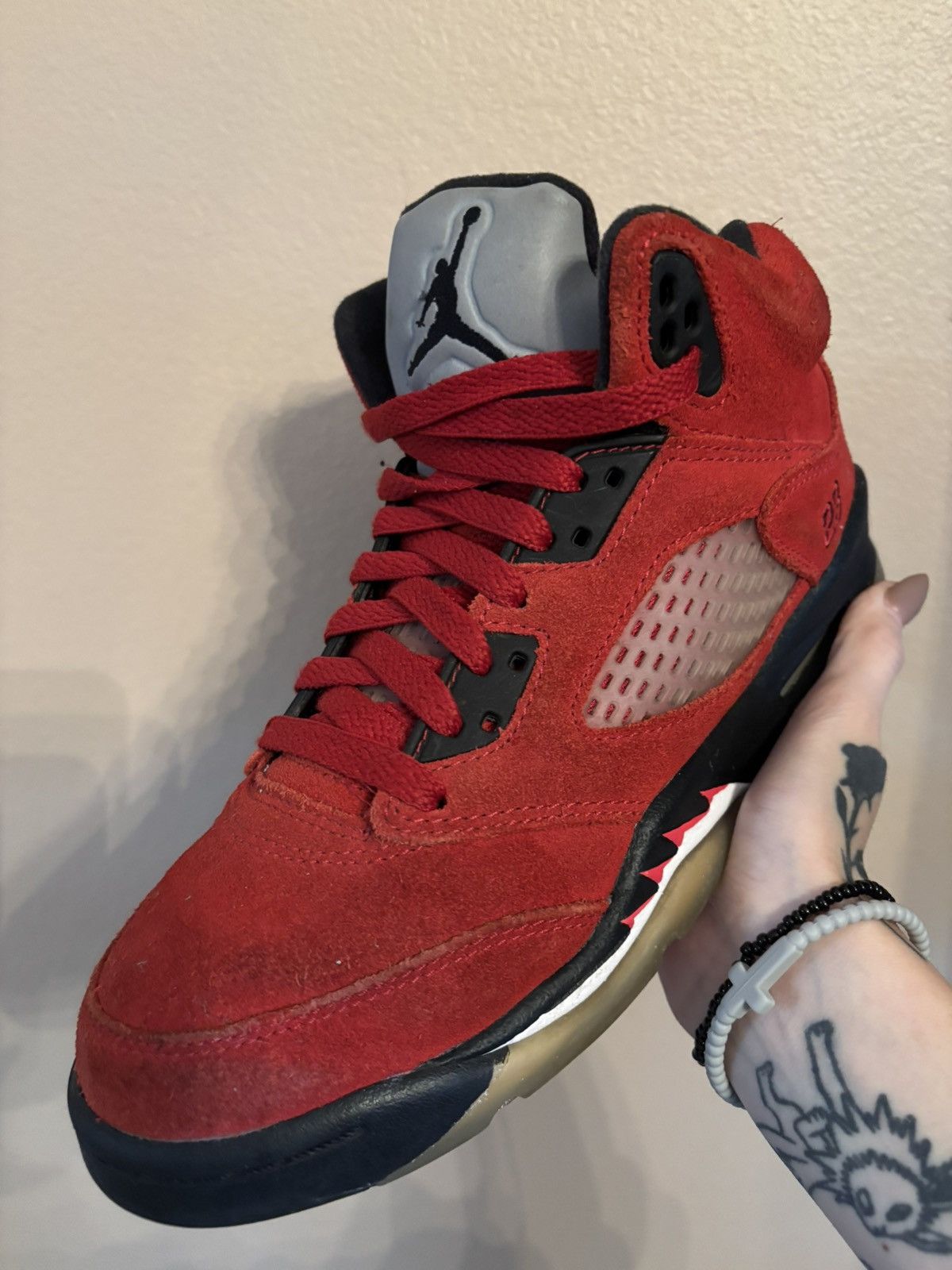 Jordan Brand Air Jordan 5 Retro GS 'Raging Bull' 2021 Size US 5.5 / EU 38 - 1 Thumbnail