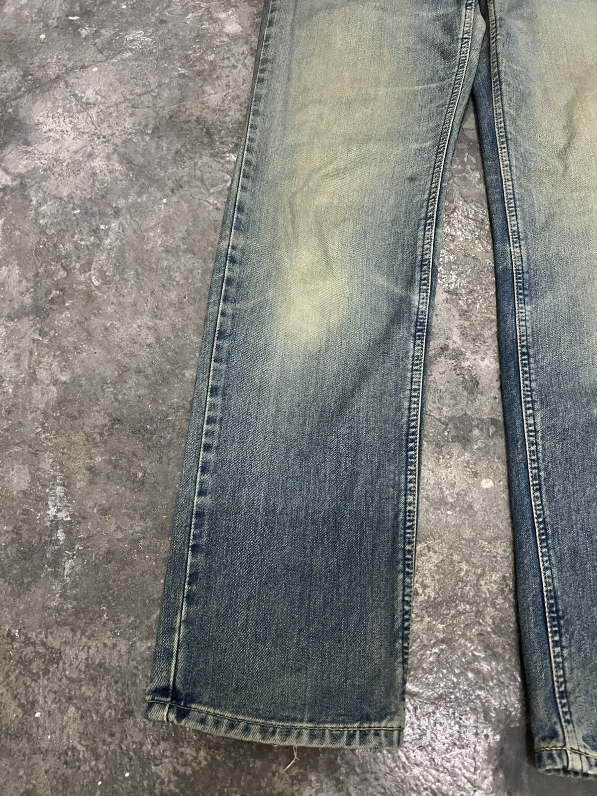 Japanese Brand LEE RIDERS DISTRESSED JEAN Size US 28 / EU 44 - 3 Thumbnail